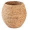 Vintiquewise Water Hyacinth Natural Multipurpose Barrel Storage Tub w/Lid, Basket for Organizing, Ottoman Stool QI004214 - alternate 3